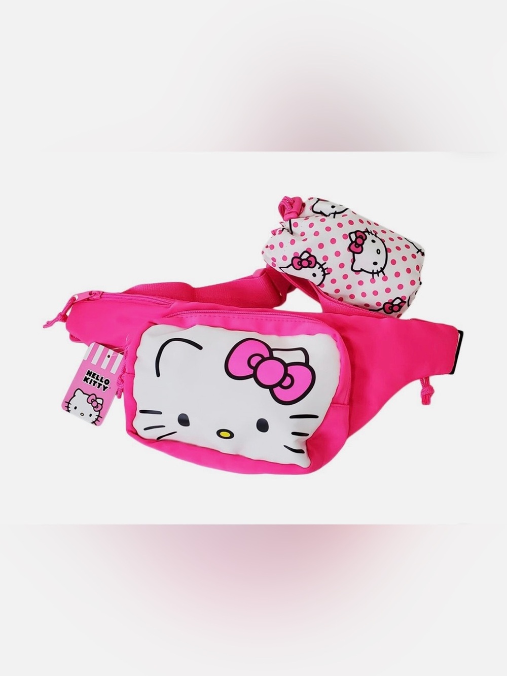 NWT Hello Kitty Fanny Pack Waist Bag & Bottle Holder